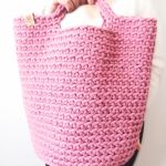 Torebka damska,do ręki ze sznurka bawełnianego. - 