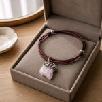 Surowy Amulet Spokoju z Kunzytu – Styl RAW - Naszyjnik Tiffany,kunzyt,styl RAW