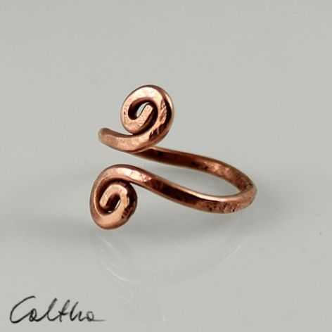 .Zawijas IV - miedziany pierścionek