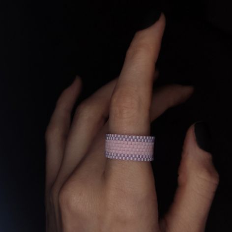 Pierścionek z koralików _3