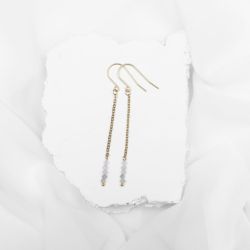 Kolczyki 'Lyra' – Dotyk Miłości i Łagodności Morganitu