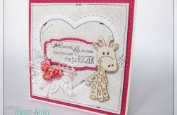 Kartka na ROCZEK dla dziewczynki