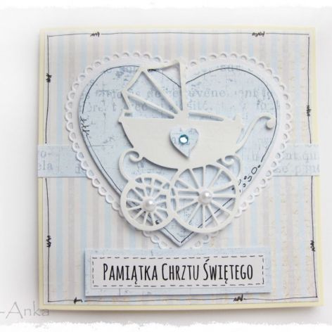 Kartka na Chrzest dla chłopca