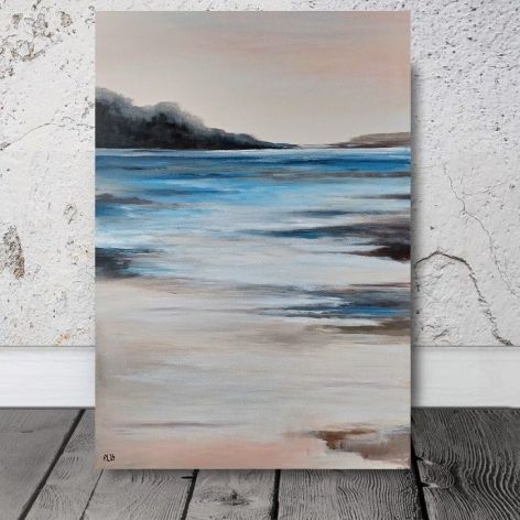 Pejzaż -obraz akrylowy formatu 100/70 cm .