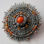 Kontrasty - szarości i pomarańcz - 