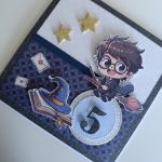 Kartka urodzinowa ręcznie robiona Harry Potter  - Kartka urodzinowa ręcznie robiona Harry Potter