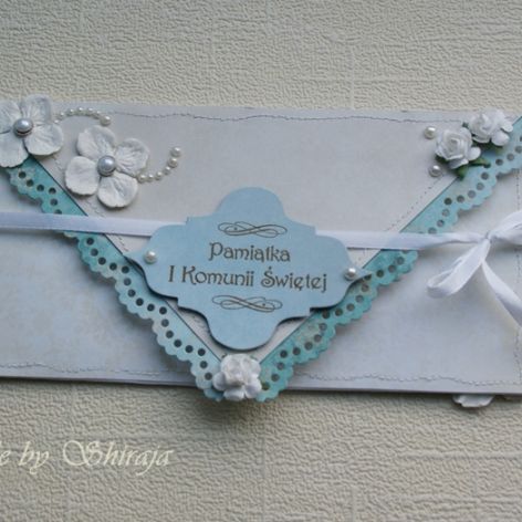 I Komunia św. ' turkusowe damaski'