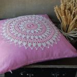 Shabby chic vel prowansja - poszewka - 
