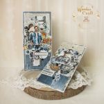 Męska kartka urodzinowa 30, 40 "4Him" GOTOWA - 