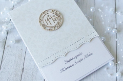 Zaproszenie na komunię św. z hostią n.7