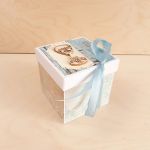 Kartka Pamiątka I komunii dla chłopca- box - Kartka komunijna w pudełku dla chcłopca