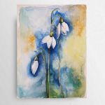 Kwiaty-akwarela formatu 40/30 cm  - 