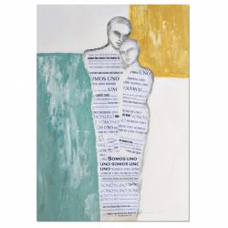 Somos Uno 7, obraz ręcznie malowany postacie obraz do sypialni