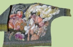 zielony sweter