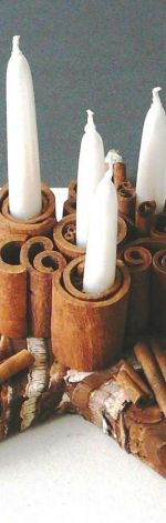 Świecąca gwiazda w cynamonie