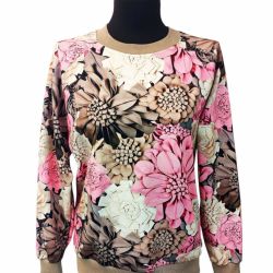 Bluza damska w kwiaty XS