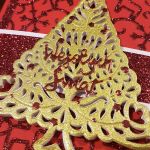 Kartka bożonarodzeniowa z zawieszką KH2012006 - Kartka świąteczna z choinką
