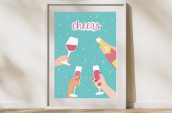 Plakat Cheers 50x70cm