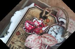 Kartka uniwersalna - Kawa i zegar