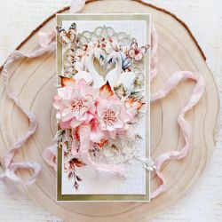 Kartka z Łabedziami - na Rocznice lub Ślub (22)