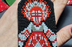 Brelok Motanka – amulet ludowy etno breloczek zawieszka do kluczy torebki