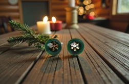 Zielone świąteczne sztyfty
