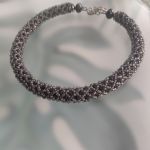 Naszyjnik Czarny Królewski Splot2 - 