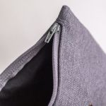 Szara kosmetyczka patchwork MIDI - 