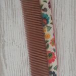 Drewniany grzebyk do włosów - Ręcznie zdobiony grzebyk