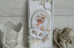 Kartka na Komunię ręcznie robiona