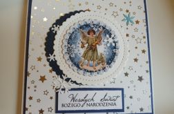 Kartka Boże Narodzenie z Aniołem, 3