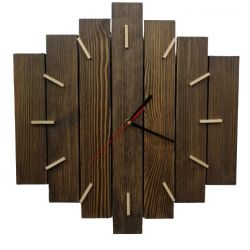 Zegar ścienny drewniany duży