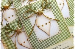 Kartka świąteczna z bombką