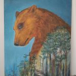 Niedźwiedzica 70x100 akryl  - 