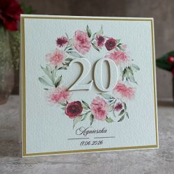 Kartka urodzinowa z kopertą prezentową BH21