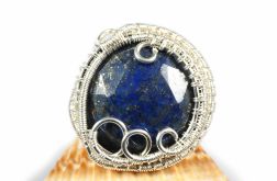 Lapis, Srebrny pierścionek z lapis lazuli