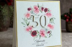 Kartka na 50 urodziny z personalizacją, BH 21 Kartka na 50 urodziny z personalizacją, BH 21