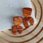 "Ofra" - kolczyki z gliny polimerowej. - lekkie i wygodne