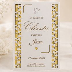 Pamiątka na chrzest chłopca, dziewczynki