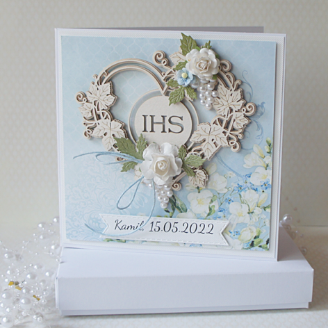 Pamiątka Komunii Świętej z sercem v.26