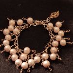 Komplet biżuterii - Perełkowy świat - Bransoletka z kompletu