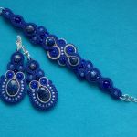 Bransoletka sutasz z Lapis Lazuli - Kolczyki do kompletu dostępne na zamówienie na innej aukcji