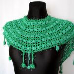 Zielona z frędzlami  - 