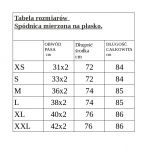 Spódnica asymetryczna bombka malinowa - 