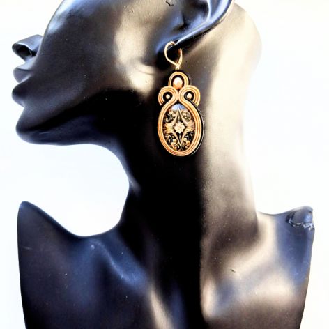 Arabeska kolczyki sutasz