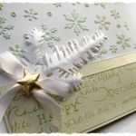 Kartka świąteczna ze śnieżynkami - 