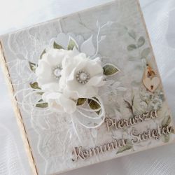 Pamiątka Komunia Księga Scrapbooking