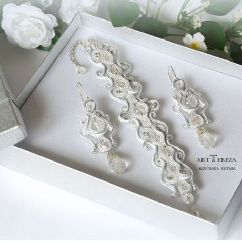 ślubna biżuteria sutasz,,OLIVIA''