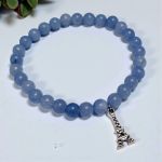 Bransoleta z kamieni akwamarynu - mądrość i odwaga - bransoletka akwamaryn