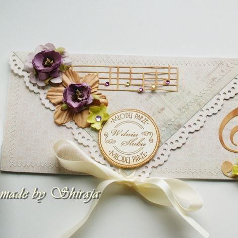 Kopertówka z okazji ślubu-'letnia melodia''